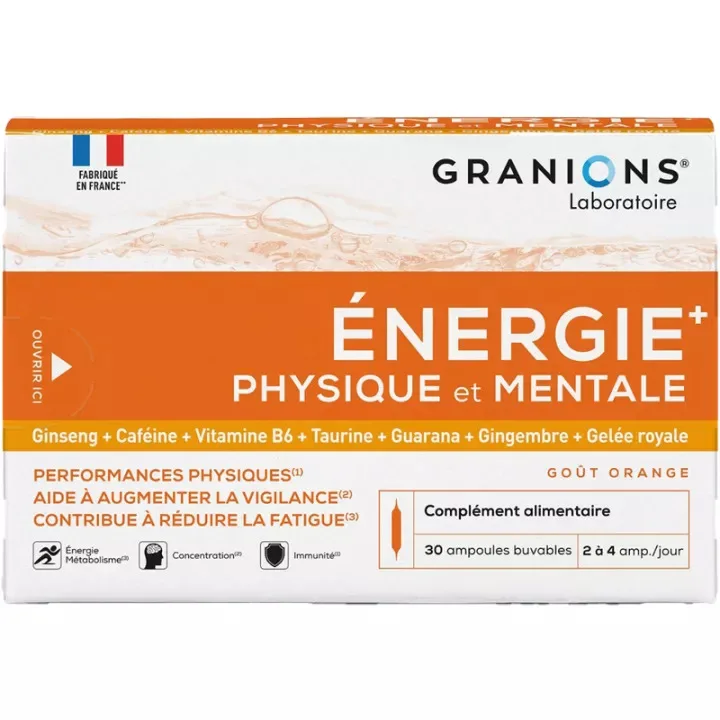 Granions Énergie+ Physical and Mental