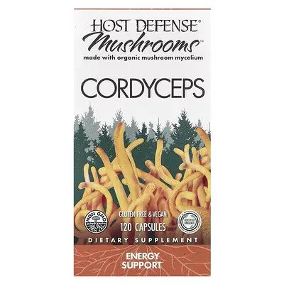 Mushrooms, кордицепс, 120 капсул