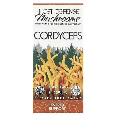 Mushroom, кордицепс, 60 капсул